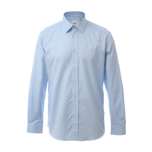 BURBERRY/博柏利 經(jīng)典剪裁專屬標(biāo)識(shí)圖案棉質(zhì)牛津男士長袖襯衫 8013731 1