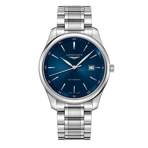 LONGINES/浪琴  名匠系列 自動機械表藍盤精鋼表殼鋼鏈男表42毫米L2.893.4.92.6