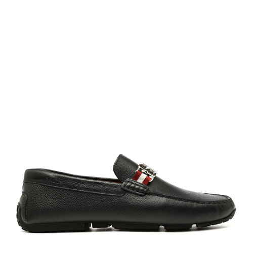 BALLY/巴利 黑色男士休閑鞋男士樂福鞋 PISAN
