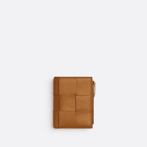  BV葆蝶家 22年秋冬 女士 錢包 portefeuille zippe a deux volets petit format 706010VCQC425