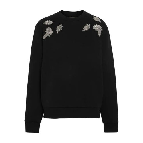  BURBERRY/博柏利 女士黑色棉質衛衣 8008410 PLFSX
