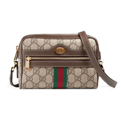  GUCCI古馳 22年秋冬 女士 Ophidia系列_人造帆布迷你手袋 517350 96IWS 8745