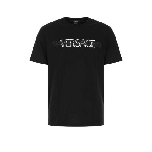  VERSACE/范思哲 男士黑色棉質(zhì)短袖T恤 1006441 1A04408 1B000 PLFSX