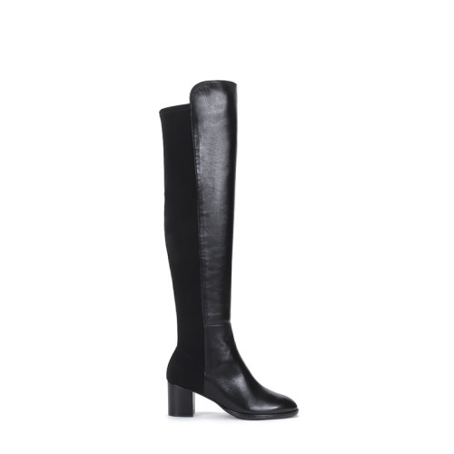 Stuart Weitzman/斯圖爾特韋茨曼 2021款 女士皮革/織物高筒靴長靴 HARPER 60