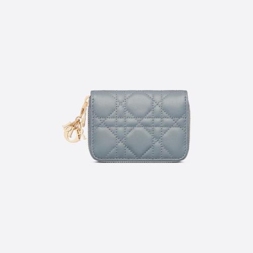  DIOR迪奧 22年秋冬 女士 錢包 小號 Lady Dior Voyageur 小包 S0985ONMJ_M81B