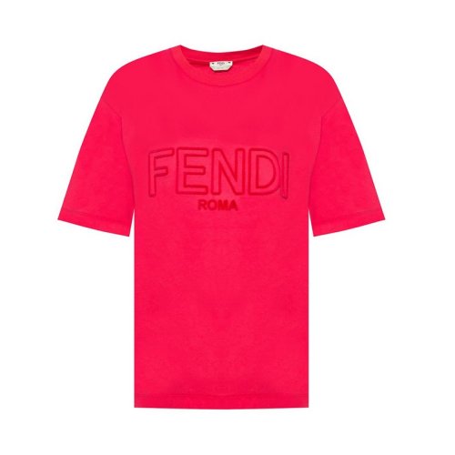  FENDI/芬迪 女士黑色時尚休閑字母短袖T恤 FAF077-A47A-F0GME PLFSX