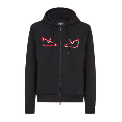 FENDI/芬迪  男裝 服裝 純棉眼睛圖案長(zhǎng)袖上衣連帽開衫衛(wèi)衣 男衛(wèi)衣
