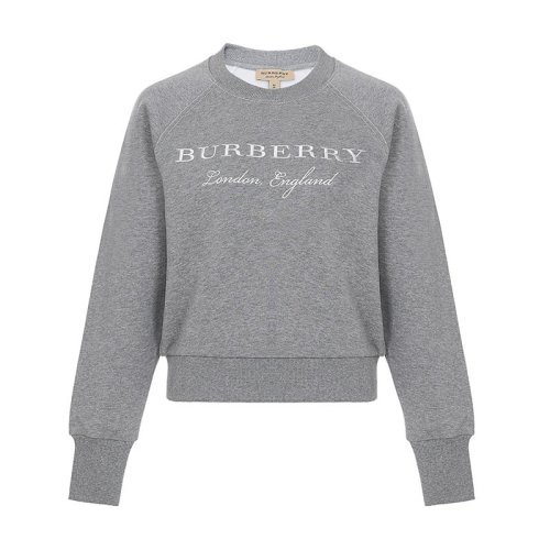  BURBERRY/博柏利 女士灰色棉質衛衣 4056172 PLFSX