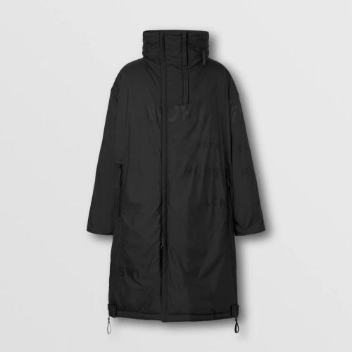  BURBERRY 22年秋冬 男士 便攜式連帽 Horseferry 印花風雪大衣 80581331