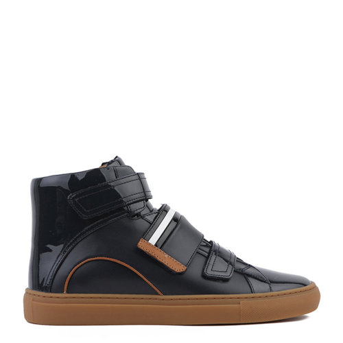 BALLY/巴利 男士翡翠藍色牛皮高幫運動鞋 HERICK/486