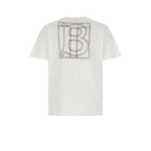  BURBERRY/博柏利 男士白色棉質短袖T恤 8057549 PLFSX