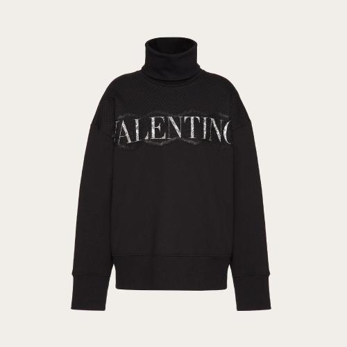  VALENTINO華倫天奴 22年秋冬 女士 衛衣 SWEAT-SHIRT EN JERSEY WB0MF13P6SL0NI