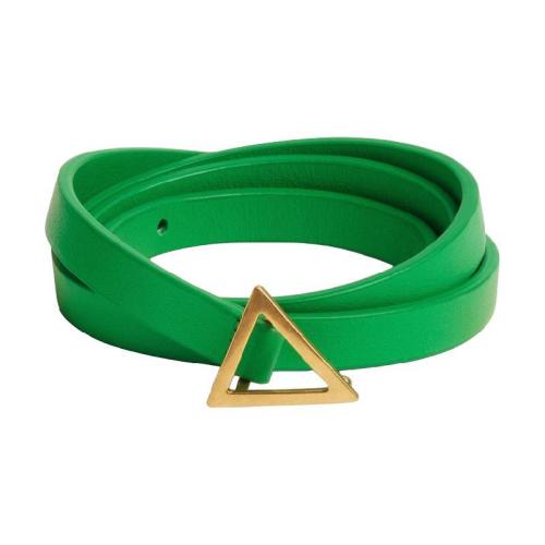  BV葆蝶家 女士 腰帶 CEINTURE a BOUCLE TRIANGULAIRE 619759VMAU13722 預定商品1-3周發貨
