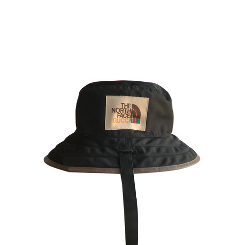 Gucci古馳  X The North Face北面聯名限量款 logo漁夫帽