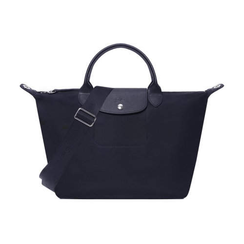 Longchamp/瓏驤 女士LEPLIAGENEO系列織物短柄手提單肩斜挎包餃子包 1515 598