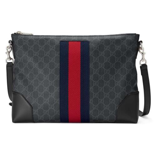  GUCCI古馳 22年秋冬 男士 _人造帆布郵差包 474139 K5ICN 1095 預定商品2-6周發貨