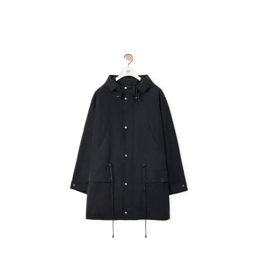  LOEWE羅意威 22年秋冬 男士 大衣 Military parka in cotton H526Y01W69-1100