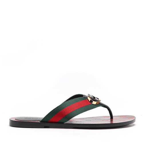 GUCCI/古馳 標志條紋女士人字拖鞋 612138 H9020
