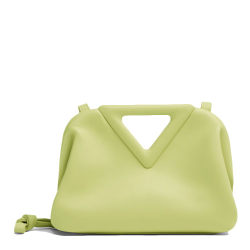 Bottega Veneta/葆蝶家  女士黃色單肩包皮革斜挎包 658476-VCP40