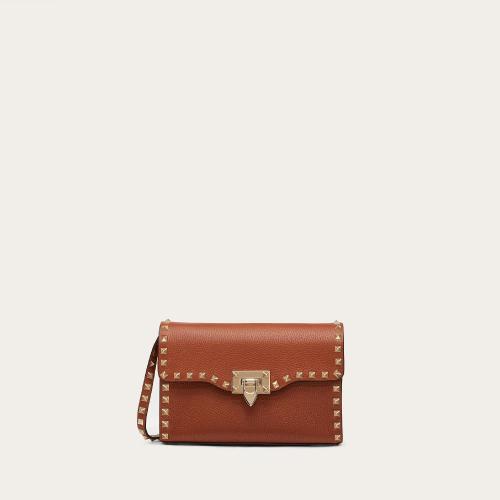  VALENTINO華倫天奴 22年秋冬 女士 單肩包 Petit sac a bandouliere Rockstud en veau graine