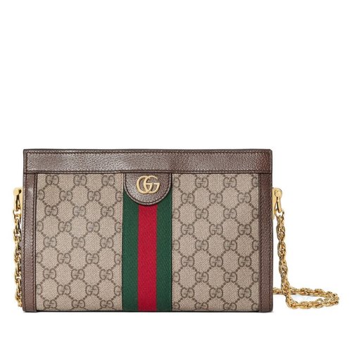  GUCCI/古馳 新款Ophidia小號帆布雙G單肩包 ?503877 K05NG 8745