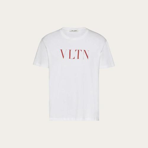  VALENTINO華倫天奴 22年春夏 男士 短袖T恤 VLTN 印花T恤 UV3MG10V3LE0BO 預定商品1-3周發貨