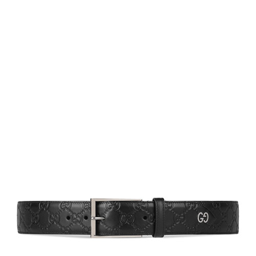 GUCCI/古馳 GG細(xì)節(jié)Gucci Signature腰帶 474311 CWC1N
