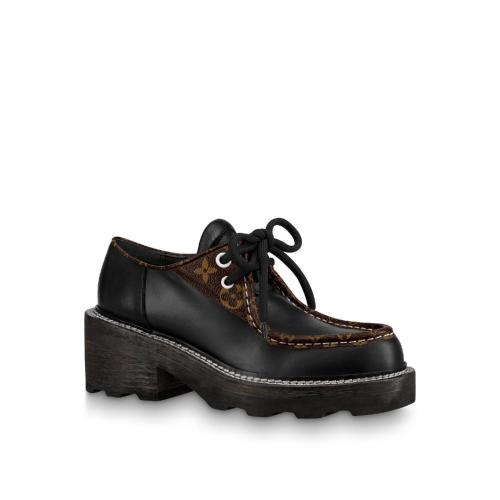  LV路易威登 22年秋冬 女士 厚底鞋 DERBY LV BEAUBOURG a PLATEFORME 1A5SOC 1A5SO8 1A5SOA 1A 預定商品2-8周發貨