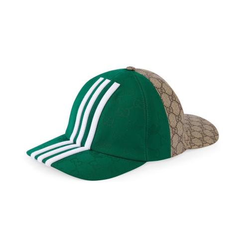 GUCCI古馳 22年秋冬 男士 adidas x Gucci聯(lián)名系列雙面棒球帽 719406 4HAS4 9766