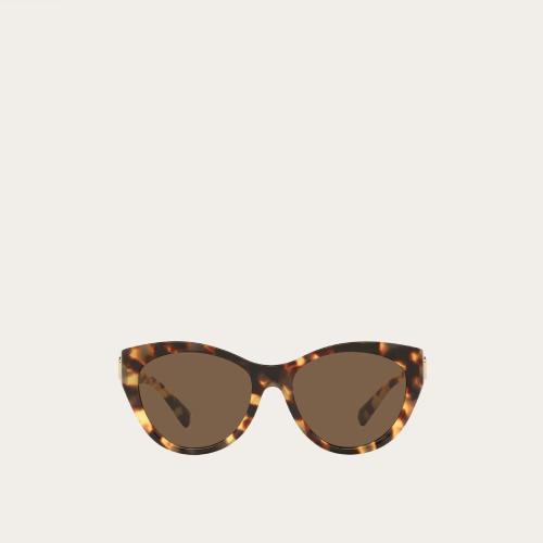  VALENTINO華倫天奴 22年秋冬 女士 太陽眼鏡 LUNETTES OEIL-DE-CHAT EN ACéTATE A_VEC VLOGO
