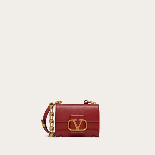  VALENTINO華倫天奴 22年秋冬 女士 單肩包 Sac porte epaule Stud Sign en veau graine XW2B0J