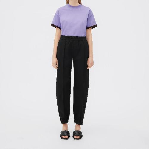  BV葆蝶家 22年秋冬 女士 短袖T恤 t-shirt 702429V16E02098