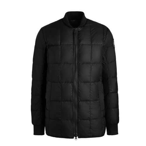 CANADA GOOSE/加拿大鵝 經(jīng)典款 Harbord系列 男士黑色防水面料羽絨連帽衫2221MB-NOIR