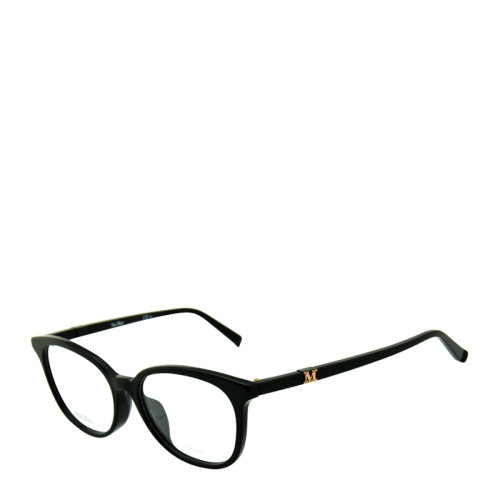 MaxMara/麥絲瑪拉 簡約 輕架 黑色 板材 全框 女士 光學鏡架 近視 眼鏡框 眼鏡架 MM1425/F 53mm