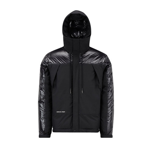 Moncler/蒙克萊 22年秋冬新款 Maya 70系列FRGMT藤原浩合作款 男士黑色尼龍面料Puckett短款羽絨服H209U1A00007M2315999