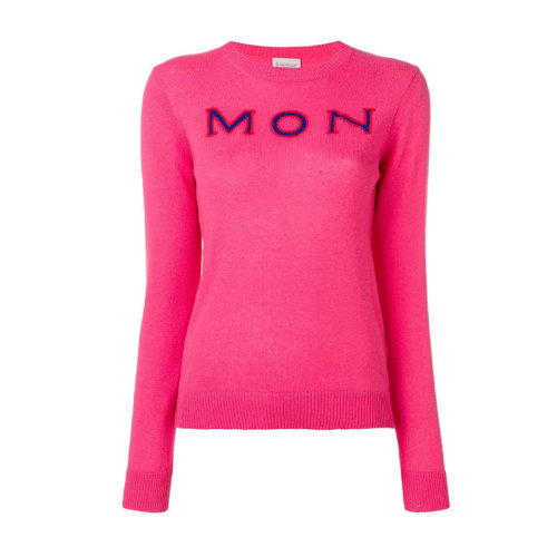Moncler/蒙克萊 蒙口 女裝 字母女士圓領針織衫/毛衣 9094550A9005547