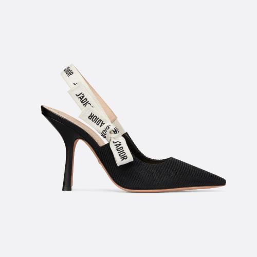  DIOR迪奧 22年秋冬 女士 高跟鞋 高跟鞋-黑色科技面料 KCC201TFL_S900 預定商品1-3周發貨