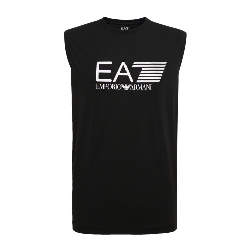 Emporio Armani/安普里奧阿瑪尼 時尚休閑大字母LOGO黑色圓領男士短袖T恤 3ZPT80PJ02Z1200