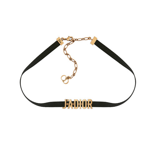 DIOR/迪奧 經(jīng)典款CHOKER JADIOR鍍金復(fù)古項(xiàng)鏈 N0681ADRMT_D907