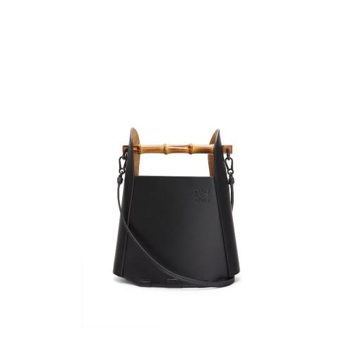  LOEWE羅意威    女士 手提包 牛皮革 Bamboo Bucket 手袋 340.95.W37-1100 預定商品1-3周發貨