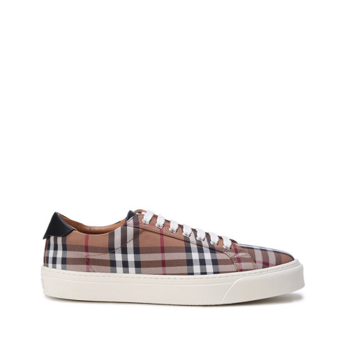 BURBERRY/博柏利【22春夏新款】男款織物系帶休閑運動鞋板鞋 80481561