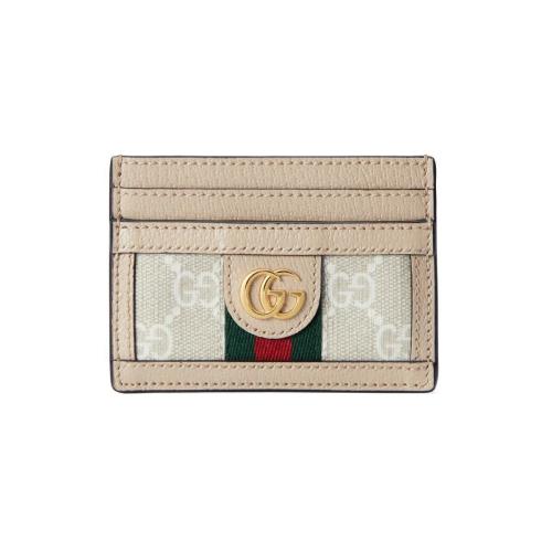  GUCCI古馳 22年秋冬 女士 Ophidia系列GG卡片夾 523159 UULAG 9682