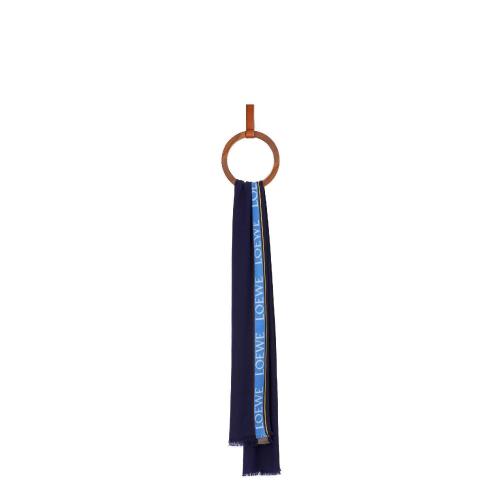  LOEWE羅意威 22年秋冬 女士 圍巾 LOEWE 印花圍巾 F811251X02-5105 預定商品1-3周發(fā)貨
