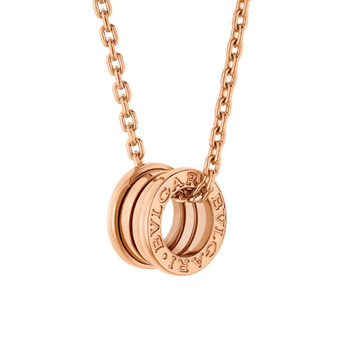 BVLGARI/寶格麗  B.ZERO1系列 18k金玫瑰金吊墜項鏈358348