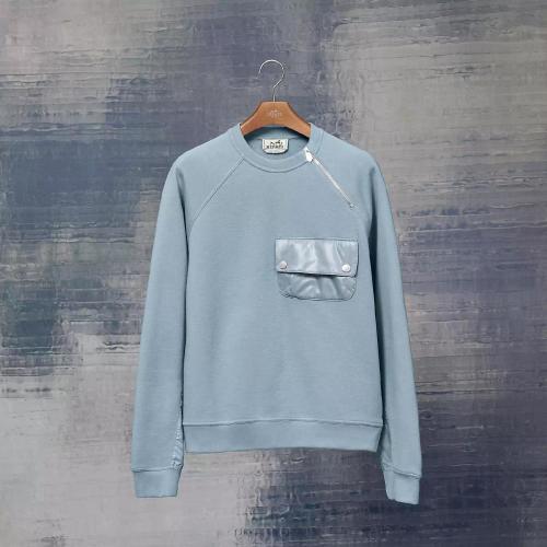  HERMES愛馬仕 22年秋冬 男士 長袖襯衫 Sweat col rond H267600HA3QME