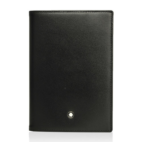 MontBlanc/萬寶龍 大班系列 男士黑色牛皮證件夾護照套 35285