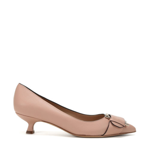 Salvatore Ferragamo/菲拉格慕 女士BIONE系列牛皮革GANCINI尖頭高跟鞋 0704633