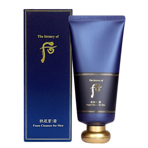 Whoo /后 拱辰享男士洗面奶 拱辰享君泡沫潔面膏 180ml新疆不發(fā)貨