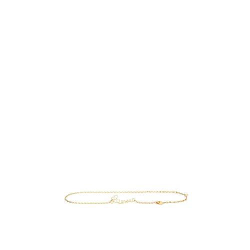  LOEWE羅意威 22年秋冬 女士 腰帶 LOEWE chain belt in brass E619244X45-8130