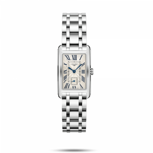 LONGINES/浪琴 黛綽維納系列 精鋼 小秒盤 石英機(jī)芯 女士腕表 L5.512.4.71.6